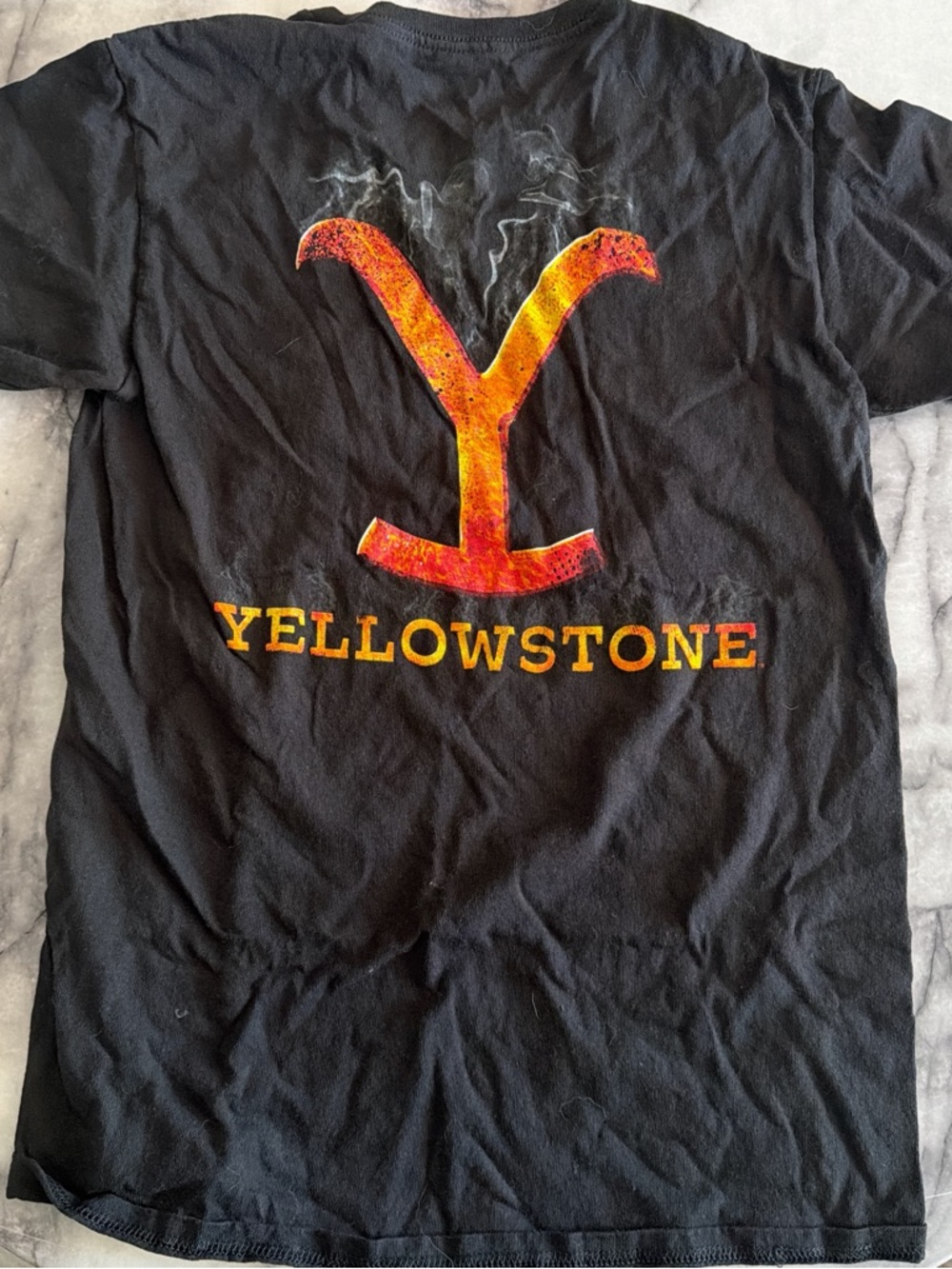 Yellowstone Black Short Sleeve Graphic Tee